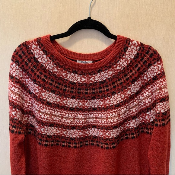 Croft & Barrow Plus Size Fair Isle Holiday Christmas Sweater - Picture 3 of 9